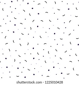 Dark Pink, Blue vector seamless template with circles, triangles. Colorful illustration with circles and lines in futuristic style. Pattern for design of window blinds, curtains.