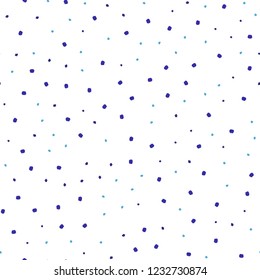 Dark Pink, Blue vector seamless template with circles. Beautiful colored illustration with blurred circles in nature style. Pattern for design of fabric, wallpapers.