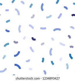 Dark Pink, Blue vector seamless background with abstract circles. A completely new color illustration in marble style. New composition for your brand book.