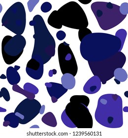 Dark Pink, Blue vector seamless layout with circle shapes. Illustration with set of shining colorful abstract circles. Design for wallpaper, fabric makers.