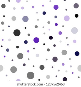 Dark Pink, Blue vector seamless background with bubbles. Glitter abstract illustration with blurred drops of rain. Pattern for design of fabric, wallpapers.