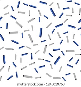 Dark Pink, Blue vector seamless, isometric texture with colored lines. Modern geometrical abstract illustration with Lines. Pattern for design of fabric, wallpapers.