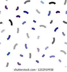 Dark Pink, Blue vector seamless pattern with lava shapes. Shining illustration, which consist of blurred lines, circles. The best blurred design for your business.