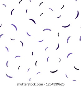 Dark Pink, Blue vector seamless template with bent lines. Modern gradient abstract illustration with bandy lines. Abstract design for your web site.