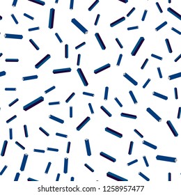 Dark Pink, Blue vector seamless, isometric background with straight lines. Shining colored illustration with sharp stripes. Design for textile, fabric, wallpapers.