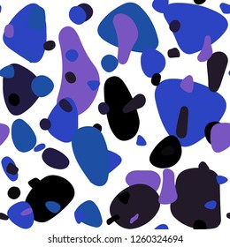 Dark Pink, Blue vector seamless layout with circle shapes. Modern abstract illustration with colorful water drops. Design for wallpaper, fabric makers.