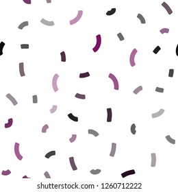 Dark Pink, Blue vector seamless template with bent lines. Modern gradient abstract illustration with bandy lines. The elegant pattern for brand book.