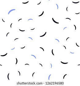 Dark Pink, Blue vector seamless texture with bent lines. Geometric illustration in abstract style with gradient.  A completely new template for your design.