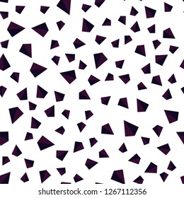 Dark Pink, Blue vector seamless, isometric background with triangles. Modern abstract illustration with colorful triangles. Texture for window blinds, curtains.