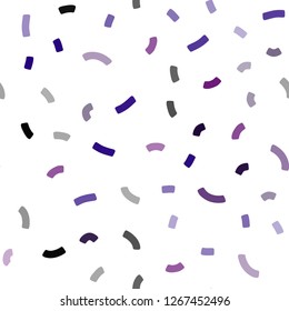 Dark Pink, Blue vector seamless template with bent ribbons. Blurred geometric sample with gradient bubbles.  The template for cell phone backgrounds.