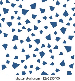 Dark Pink, Blue vector seamless, isometric backdrop with lines, triangles. Glitter abstract illustration with triangular shapes. Pattern for design of fabric, wallpapers.