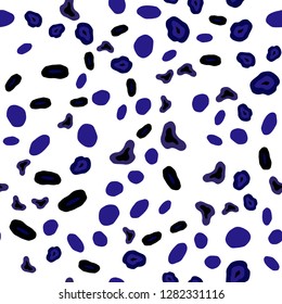 Dark Pink, Blue vector seamless layout with circle shapes. Illustration with set of shining colorful abstract circles. Pattern for design of window blinds, curtains.