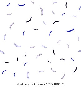 Dark Pink, Blue vector seamless background with wry lines. Colorful illustration in simple style with gradient. Abstract design for your web site.
