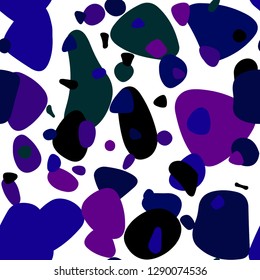 Dark Pink, Blue vector seamless pattern with spheres. Modern abstract illustration with colorful water drops. Design for textile, fabric, wallpapers.