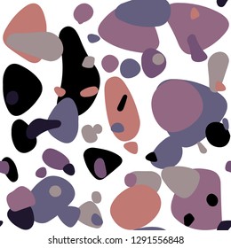 Dark Pink, Blue vector seamless backdrop with dots. Glitter abstract illustration with blurred drops of rain. Pattern for design of fabric, wallpapers.