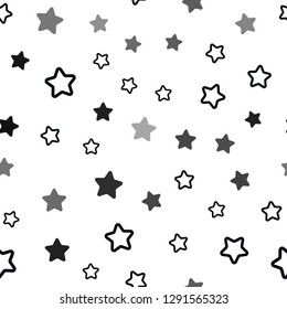 Dark Pink, Blue vector seamless pattern with christmas stars. Blurred decorative design in simple style with stars. Texture for window blinds, curtains.