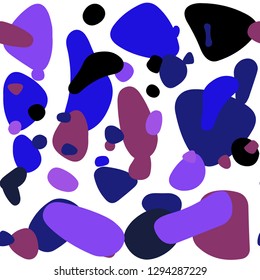 Dark Pink, Blue vector seamless layout with circle shapes. Beautiful colored illustration with blurred circles in nature style. Template for business cards, websites.