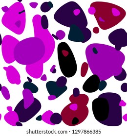 Dark Pink, Blue vector seamless cover with spots. Modern abstract illustration with colorful water drops. Template for business cards, websites.