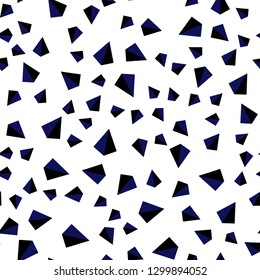 Dark Pink, Blue vector seamless, isometric cover with polygonal style. Abstract gradient illustration with triangles. Pattern for trendy fabric, wallpapers.