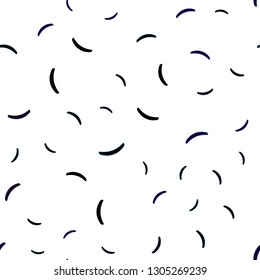 Dark Pink, Blue vector seamless pattern with curved lines. An elegant bright illustration with gradient. Template for cell phone screens.