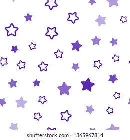 Dark Pink, Blue vector seamless pattern with christmas stars. Modern geometrical abstract illustration with stars. Pattern for trendy fabric, wallpapers.
