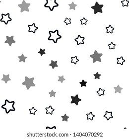 Dark Pink, Blue vector seamless background with colored stars. Stars on blurred abstract background with gradient. Design for wallpaper, fabric makers.