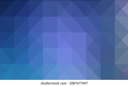 Dark Pink, Blue vector shining triangular backdrop. A completely new color illustration in a polygonal style. A completely new template for your banner.