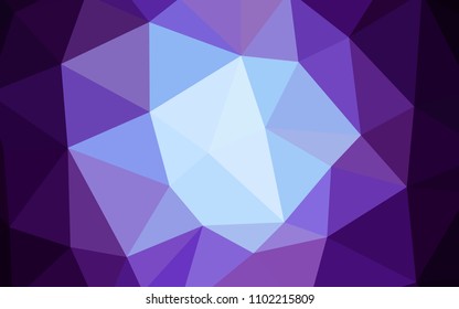 Dark Pink, Blue vector shining triangular cover. A completely new color illustration in a polygonal style. A new texture for your web site.