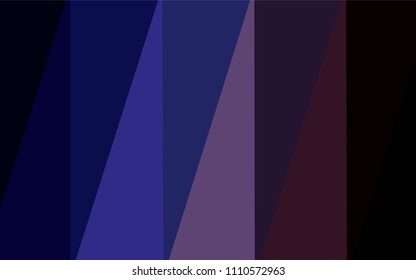 Dark Pink, Blue vector shining triangular cover. Modern geometrical abstract illustration with gradient. That pattern can be used as a part of a brand book.