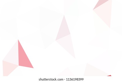 Dark Pink, Blue vector shining triangular layout. Polygonal abstract illustration with gradient. A new texture for your web site.