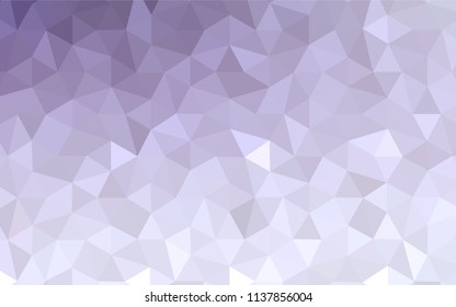 Dark Pink, Blue vector shining triangular cover. Colorful illustration in polygonal style with gradient. Pattern for a brand book's backdrop.