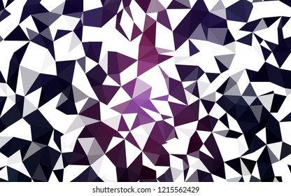 Dark Pink, Blue vector shining triangular backdrop. Shining colorful illustration with triangles. Brand new style for your business design.