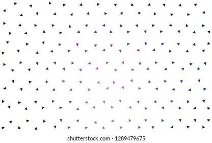 Dark Pink, Blue vector  shining triangular backdrop. Elegant bright polygonal illustration with gradient. Template for cell phone's backgrounds.