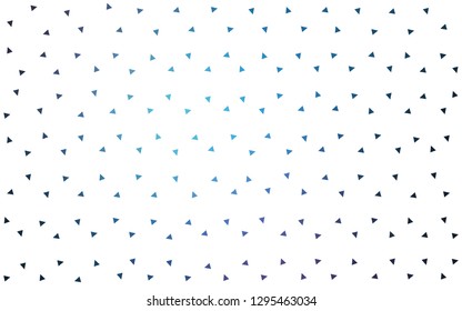 Dark Pink, Blue vector  shining triangular backdrop. Elegant bright polygonal illustration with gradient. A new texture for your web site.