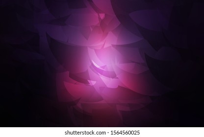 Dark Pink, Blue vector shining triangular background. Colorful abstract illustration with triangles. Pattern for a brand book's backdrop.