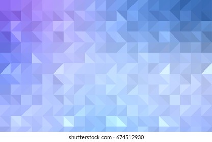 Dark Pink, Blue vector shining triangular pattern. A completely new color illustration in a vague style. A completely new design for your business.