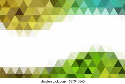Dark Pink, Blue vector shining triangular background. Colorful illustration in abstract style with gradient. A completely new design for your business.