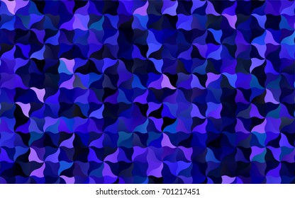 Dark Pink, Blue vector shining cranked pattern. A sample with blurred shapes. A completely new design for your business.