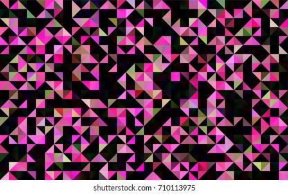 Dark Pink, Blue vector shining triangular background. Brand-new colored illustration in blurry style with gradient. The textured pattern can be used for background.