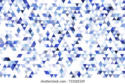Dark Pink, Blue vector shining triangular background. Colorful illustration in abstract style with gradient. The template can be used as a background for cell phones.