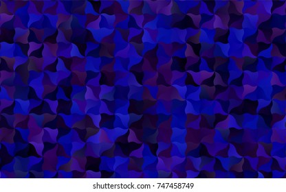 Dark Pink, Blue vector shining cranked pattern. A completely new color illustration in a vague style. The best blurred design for your business.