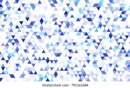 Dark Pink, Blue vector shining triangular template. Glitter abstract illustration with an elegant design. The template can be used as a background for cell phones.