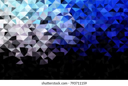 Dark Pink, Blue vector shining triangular template. A completely new color illustration in a vague style. The textured pattern can be used for background.