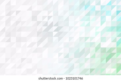 Dark Pink, Blue vector of small triangles on white background. Illustration of abstract texture of triangles. Pattern design for banner, poster, cover.