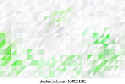 Dark Pink, Blue vector of small triangles on white background. Illustration of abstract texture of triangles. Pattern design for banner, poster, cover.