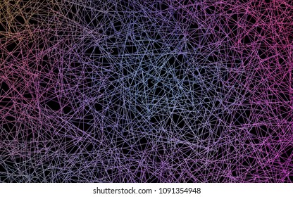 Dark Pink, Blue vector of small triangles on white background. Illustration of abstract texture of triangles. Pattern design for banner, poster, cover.