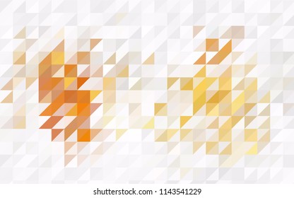 Dark Pink, Blue vector of small triangles on white background. Illustration of abstract texture of triangles. Pattern design for banner, poster, cover.