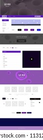 Dark Pink, Blue vector style guide with bent lines. Modern gradient abstract illustration with bandy lines. This template you can use for websites.