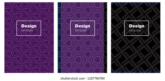 Dark Pink, Blue vector style guide for notepads. Modern abstract design concept with colorful gradient. Pattern for leaflets, booklets.