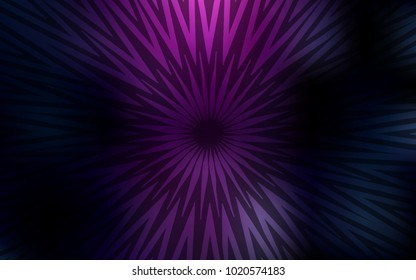 Dark Pink, Blue vector template with repeated sticks. Glitter abstract illustration with colored sticks. Smart design for your business advert.
